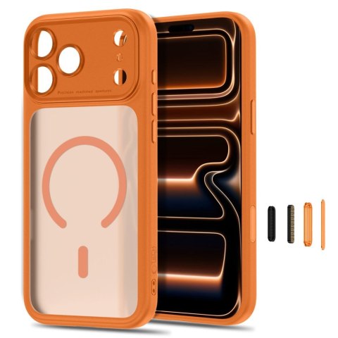 TECH-PROTECT MAGPEAK MAGSAFE CC IPHONE 17 PRO MAX / 18 PRO MAX MATTE COSMIC ORANGE