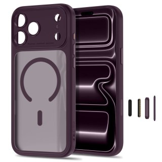 TECH-PROTECT MAGPEAK MAGSAFE CC IPHONE 17 PRO MAX / 18 PRO MAX MATTE DARK CHERRY