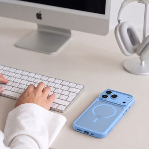 TECH-PROTECT MAGPEAK MAGSAFE CC IPHONE 17 PRO MAX / 18 PRO MAX MATTE LIGHT BLUE
