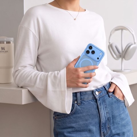TECH-PROTECT MAGPEAK MAGSAFE CC IPHONE 17 PRO MAX / 18 PRO MAX MATTE LIGHT BLUE