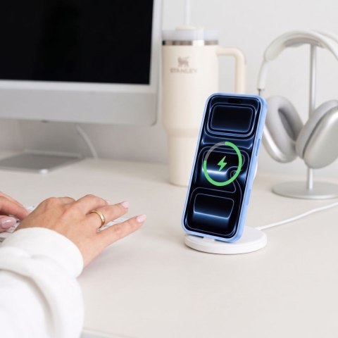 TECH-PROTECT MAGPEAK MAGSAFE CC IPHONE 17 PRO MAX / 18 PRO MAX MATTE LIGHT BLUE