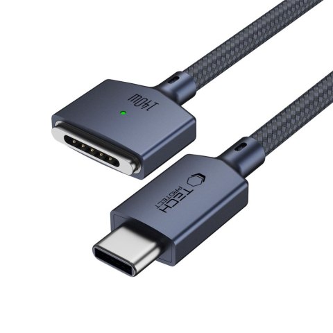 TECH-PROTECT MMC01 ULTRABOOST MAGNETIC MACBOOK CABLE USB-C TO MAGSAFE 3 140W 300CM MIDNIGHT BLUE