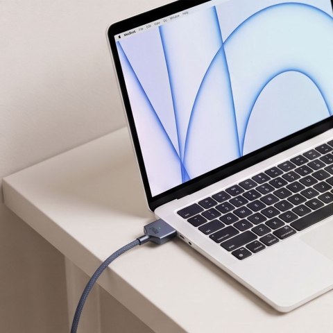 TECH-PROTECT MMC01 ULTRABOOST MAGNETIC MACBOOK CABLE USB-C TO MAGSAFE 3 140W 300CM MIDNIGHT BLUE