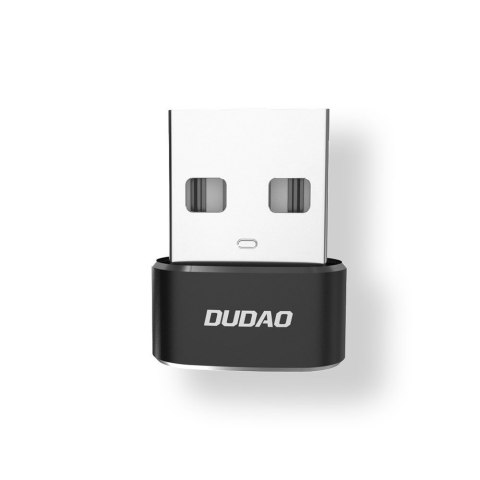 Dudao adapter przejściówka ze złącza USB Type-C na USB czarny (L16AC black)