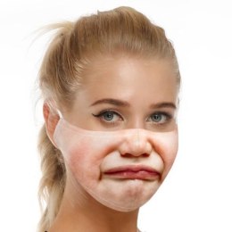 Wielorazowa maseczka ochronna na twarz z nadrukiem i filtrem PM2.5 (wzór 6)