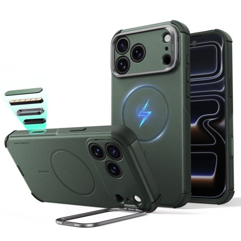 ESR CYBER TOUGH KICKSTAND MAGSAFE IPHONE 17 PRO MAX / 18 PRO MAX GREEN