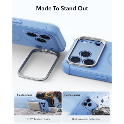 ESR CYBER TOUGH KICKSTAND MAGSAFE IPHONE 17 PRO MAX / 18 PRO MAX LIGHT BLUE