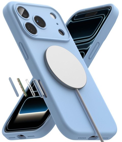 RINGKE SILICONE MAGNETIC MAGSAFE IPHONE 18 PRO MAX LIGHT BLUE