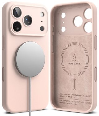 RINGKE SILICONE MAGNETIC MAGSAFE IPHONE 18 PRO MAX PINK SAND
