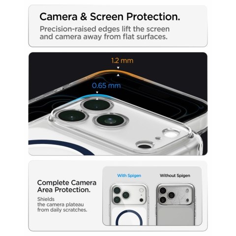 SPIGEN ULTRA HYBRID MAGSAFE IPHONE 17 PRO MAX / 18 PRO MAX CLEAR/DEEP BLUE
