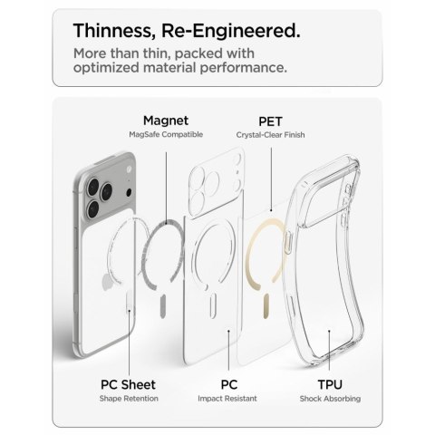 SPIGEN ULTRA HYBRID MAGSAFE IPHONE 17 PRO MAX / 18 PRO MAX CLEAR/GOLD