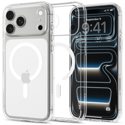 SPIGEN ULTRA HYBRID MAGSAFE IPHONE 17 PRO MAX / 18 PRO MAX CLEAR/WHITE
