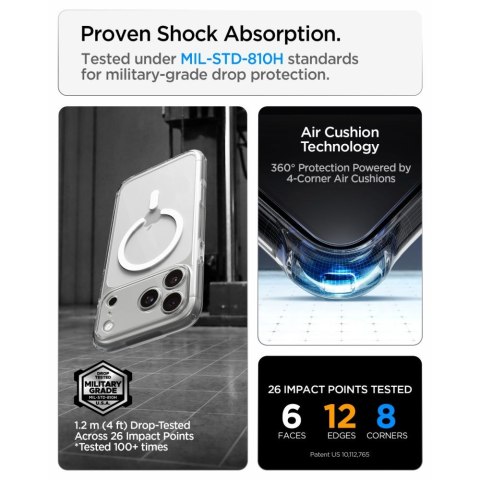 SPIGEN ULTRA HYBRID MAGSAFE IPHONE 17 PRO MAX / 18 PRO MAX CLEAR/WHITE