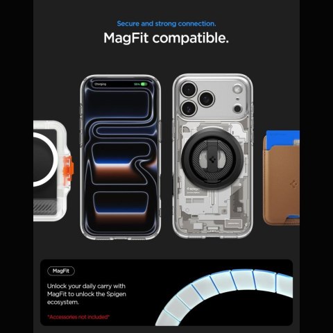 SPIGEN ULTRA HYBRID MAGSAFE IPHONE 17 PRO MAX / 18 PRO MAX ZERO ONE NATURAL TITANIUM