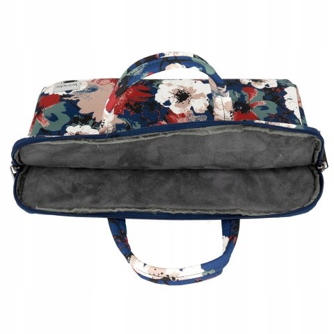 Etui Braders Briefcase Laptop 15-16 cali niebieskie kamelie