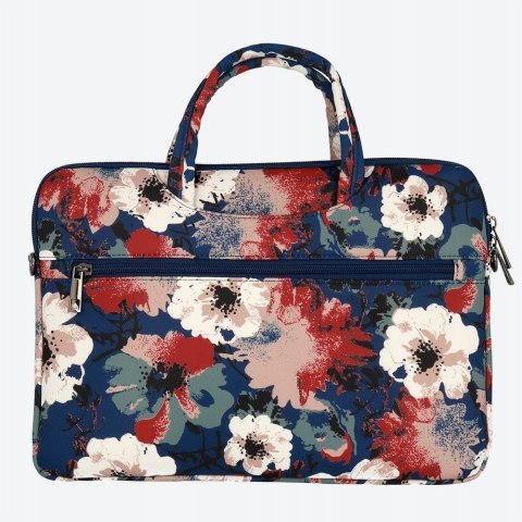 Etui Braders Briefcase Laptop 15-16 cali niebieskie kamelie