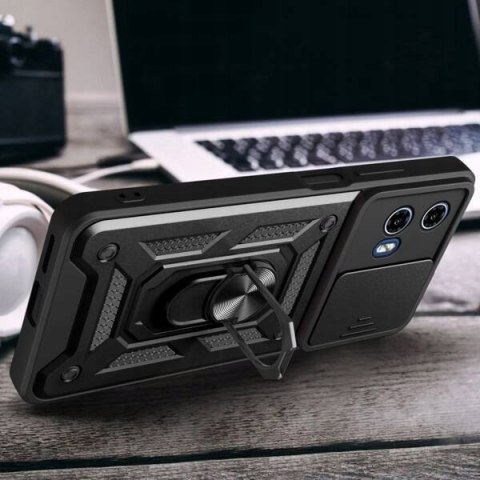 Etui Plecki Braders do Motorola Moto G24 / G24 Power / G04 czarny Pancerne
