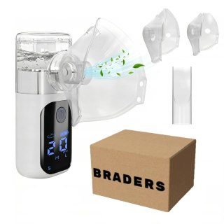 Inhalator mesh LCD - akumulatorowy nebulizator dla dzieci i dorosłych cichy