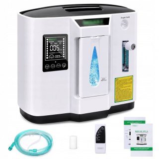 Koncentrator tlenu DE-1A przenośny 1-7 l/min do 30-93% medyczny domowy