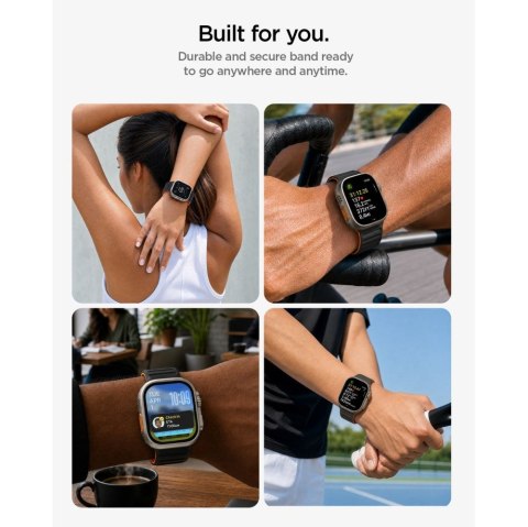 SPIGEN ATHLEX AIR M APPLE WATCH 8 / 9 / 10 / 11 / SE / ULTRA (44 / 45 / 46 / 49 MM) ACTIVE BLACK/ORANGE