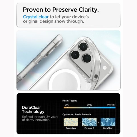 SPIGEN LIQUID CRYSTAL MAGSAFE IPHONE 17 PRO / 18 PRO CLEAR/WHITE