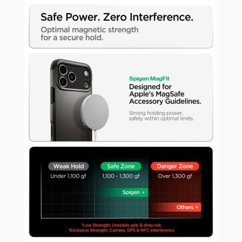 SPIGEN TOUGH ARMOR T MAGSAFE IPHONE 17 PRO / 18 PRO GUNMETAL
