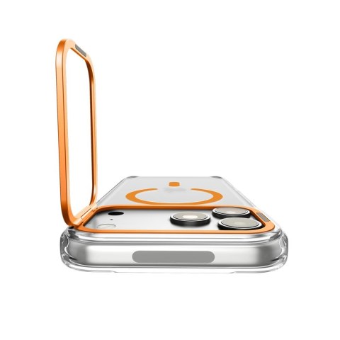 SPIGEN ULTRA HYBRID OPTIK S MAGSAFE IPHONE 17 PRO MAX / 18 PRO MAX CLEAR/ORANGE