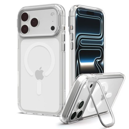 SPIGEN ULTRA HYBRID OPTIK S MAGSAFE IPHONE 17 PRO MAX / 18 PRO MAX CLEAR/SILVER