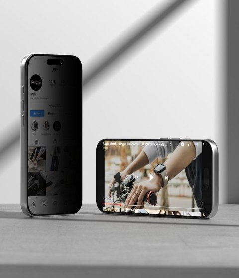 SZKŁO PRYWATYZUJĄCE RINGKE EASY SLIDE 2-PACK IPHONE 18 PRO MAX PRIVACY
