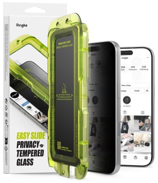 SZKŁO PRYWATYZUJĄCE RINGKE EASY SLIDE 2-PACK IPHONE 18 PRO PRIVACY