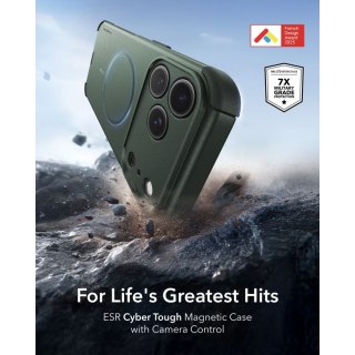 ESR CYBER TOUGH MAGSAFE IPHONE 17 PRO / 18 PRO GREEN