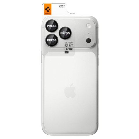 OSŁONA APARATU SPIGEN OPTIK PRO GLAS.TR EZ FIT CAMERA PROTECTOR 2-PACK IPHONE 18 PRO / 18 PRO MAX DARK GREY