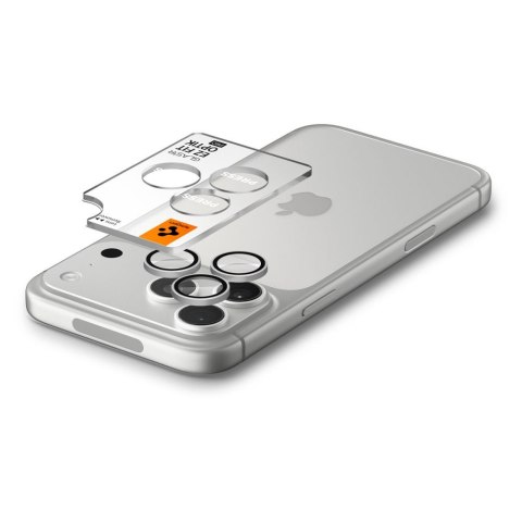 OSŁONA APARATU SPIGEN OPTIK PRO GLAS.TR EZ FIT CAMERA PROTECTOR 2-PACK IPHONE 18 PRO / 18 PRO MAX SILVER