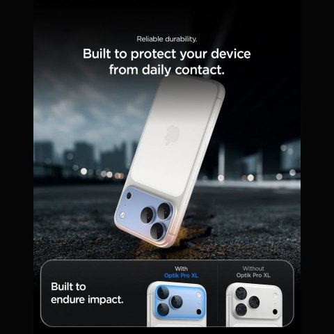 OSŁONA APARATU SPIGEN OPTIK PRO XL GLAS.TR EZ FIT CAMERA PROTECTOR IPHONE 18 PRO MAX LIGHT BLUE
