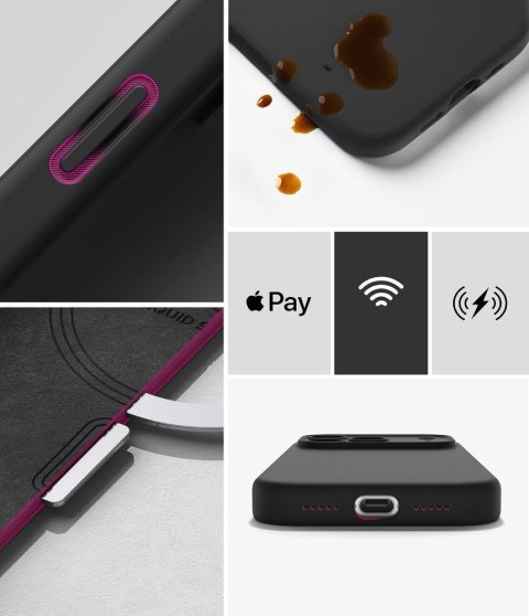 RINGKE SILICONE MAGNETIC MAGSAFE IPHONE 18 PRO MAX BLACK