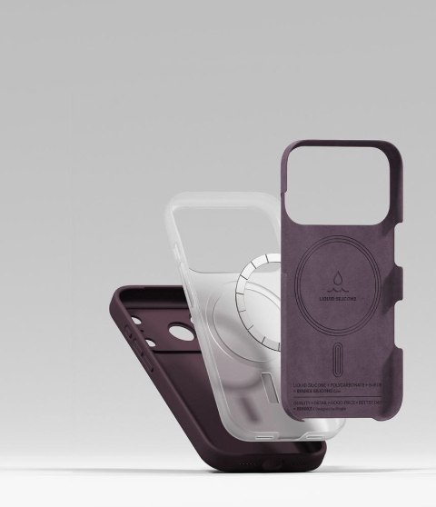 RINGKE SILICONE MAGNETIC MAGSAFE IPHONE 18 PRO MAX BURGUNDY