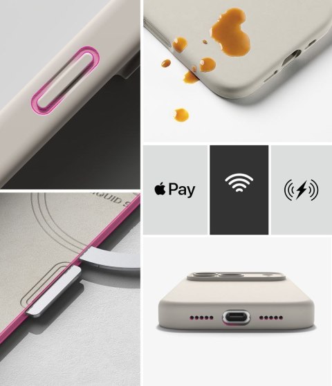 RINGKE SILICONE MAGNETIC MAGSAFE IPHONE 18 PRO MAX STONE