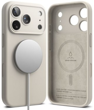 RINGKE SILICONE MAGNETIC MAGSAFE IPHONE 18 PRO STONE
