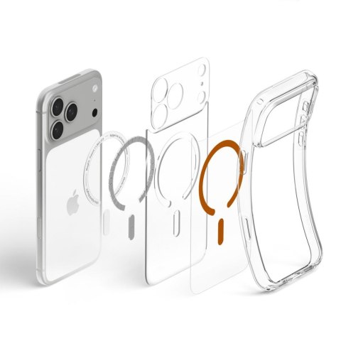 SPIGEN ULTRA HYBRID MAGSAFE IPHONE 17 PRO MAX / 18 PRO MAX CLEAR/ORANGE