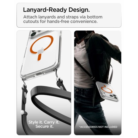 SPIGEN ULTRA HYBRID MAGSAFE IPHONE 17 PRO MAX / 18 PRO MAX CLEAR/ORANGE