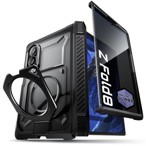 SUPCASE UB GRIP MAG MAGSAFE GALAXY Z FOLD 8 PRIVACY GLASS BLACK
