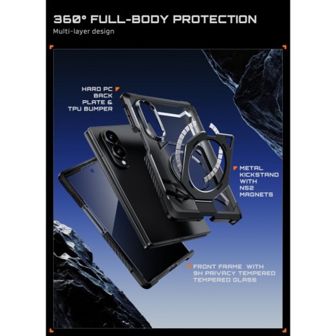 SUPCASE UB GRIP MAG MAGSAFE GALAXY Z FOLD 8 PRIVACY GLASS BLACK