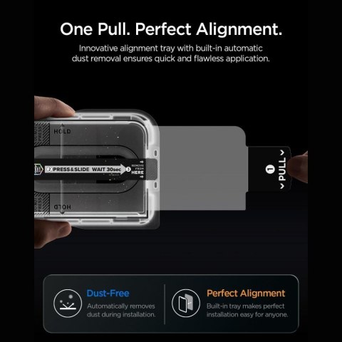 SZKŁO PRYWATYZUJĄCE SPIGEN GLAS.TR EZ FIT PRO HD AC 2-PACK IPHONE DUO PRIVACY