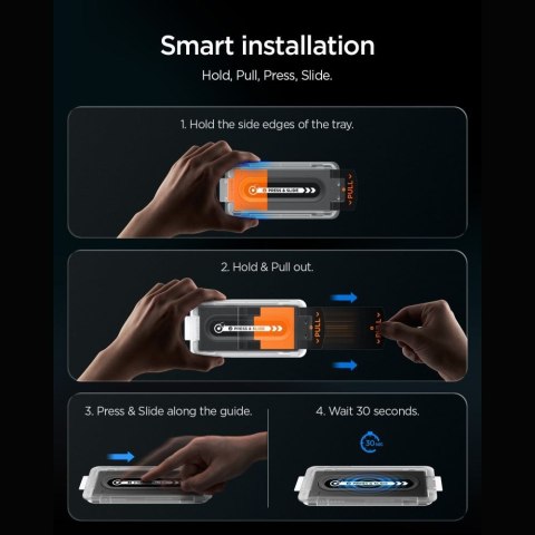 SZKŁO PRYWATYZUJĄCE SPIGEN GLAS.TR EZ FIT PRO HD AC IPHONE 18 PRO MAX PRIVACY