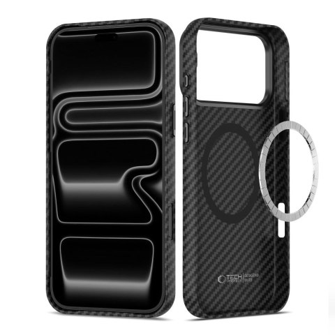 TECH-PROTECT ION CARBON MAGSAFE IPHONE 17 PRO MAX / 18 PRO MAX BLACK/SILVER