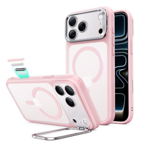 ESR CLASSIC HYBRID KICKSTAND MAGSAFE IPHONE 17 PRO / 18 PRO FROSTED BUBBLEGUM PINK