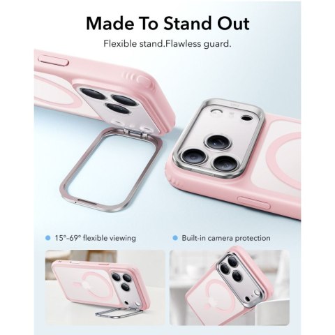 ESR CLASSIC HYBRID KICKSTAND MAGSAFE IPHONE 17 PRO / 18 PRO FROSTED BUBBLEGUM PINK