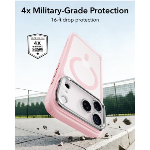 ESR CLASSIC HYBRID KICKSTAND MAGSAFE IPHONE 17 PRO / 18 PRO FROSTED BUBBLEGUM PINK