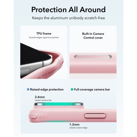 ESR CLASSIC HYBRID KICKSTAND MAGSAFE IPHONE 17 PRO / 18 PRO FROSTED BUBBLEGUM PINK