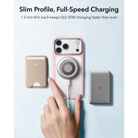ESR CLASSIC HYBRID KICKSTAND MAGSAFE IPHONE 17 PRO / 18 PRO FROSTED BUBBLEGUM PINK
